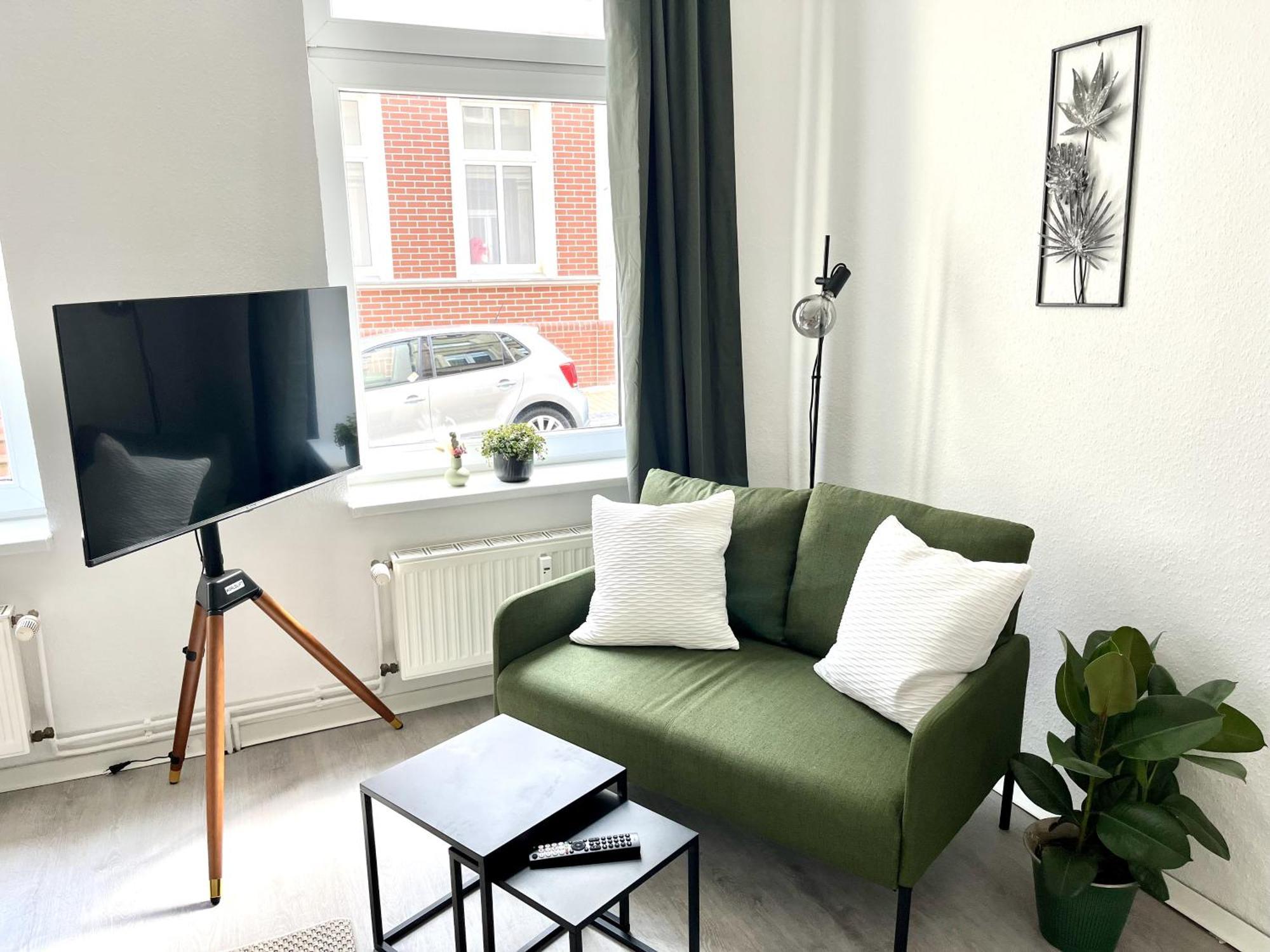 Endless: Studio Mit Netflix + Workstation Im Zentrum Schwerin  Bagian luar foto