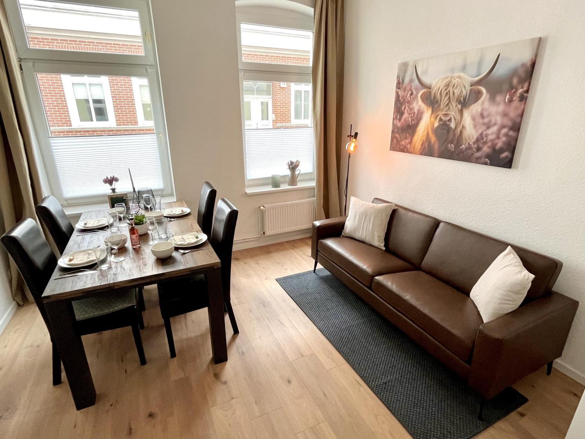 Endless: Studio Mit Netflix + Workstation Im Zentrum Schwerin  Bagian luar foto